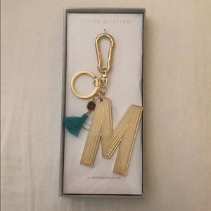large M keychain